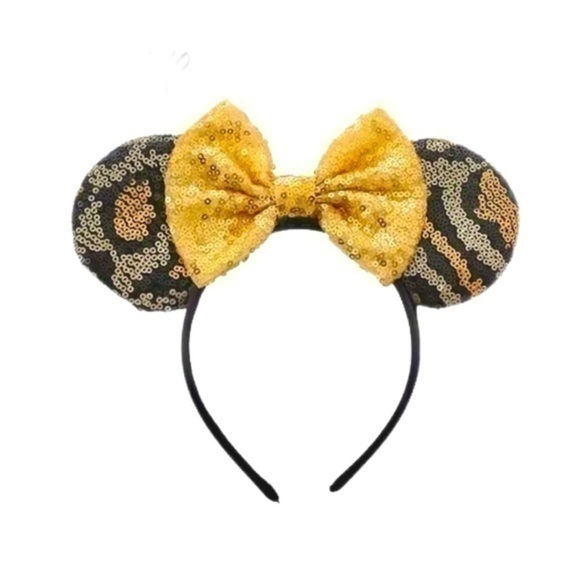 Disney Inspired Lion King Handmade Minnie Mouse Ears - NWOT - Picture 1 of 2